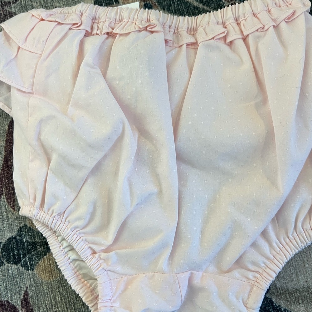 Janie and Jack NWT 18-24 months pale pink ruffle bloomers - Picture 3 of 3